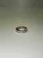 cubic zirconia stackable eternity wedding band ring
